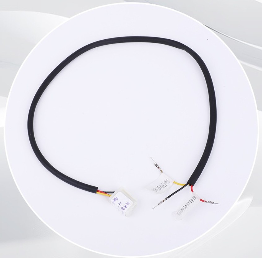 Brushed brushless air purification sunroof custom wiring harness with resistor protective sleeve