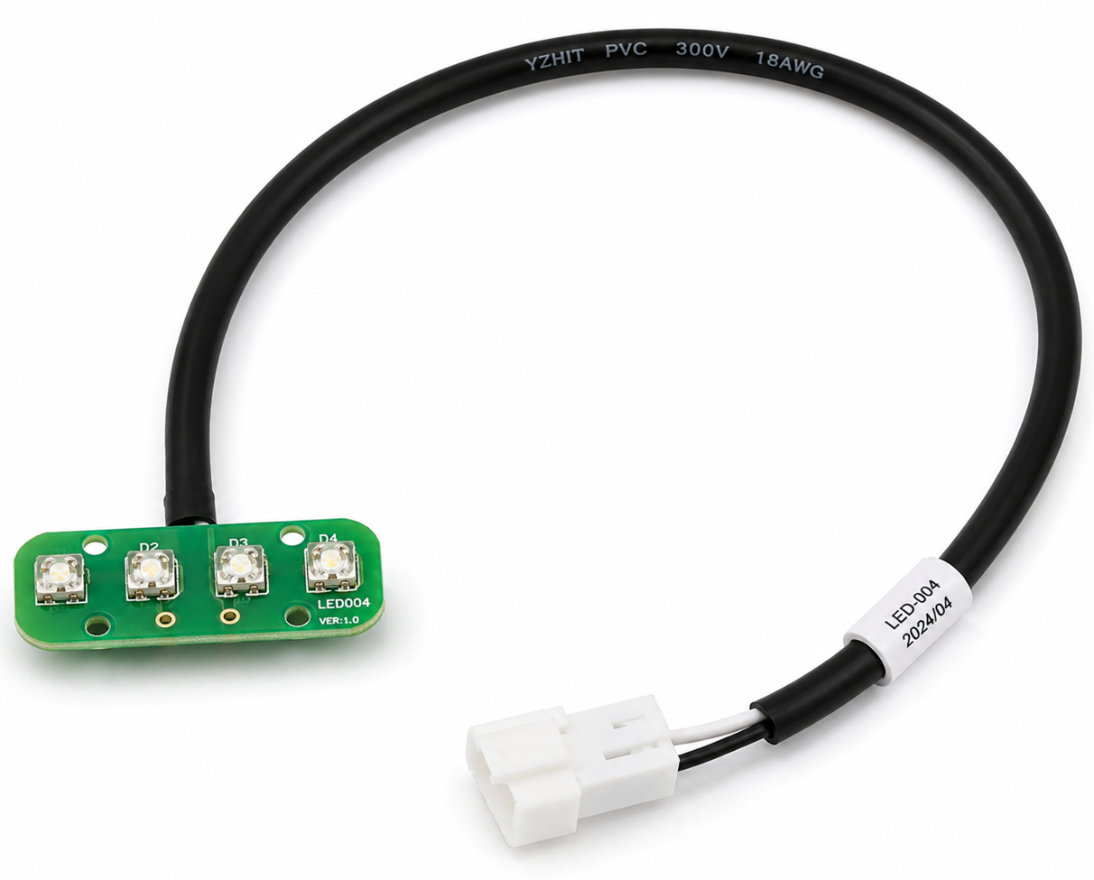 AMP connector with rubber sealing sleeve and multi-branch wiring