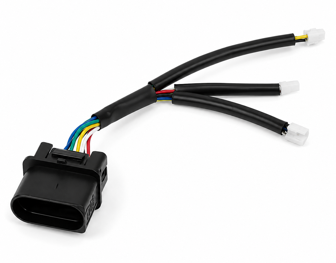Twin bulb-socket connector pair for headlight installation