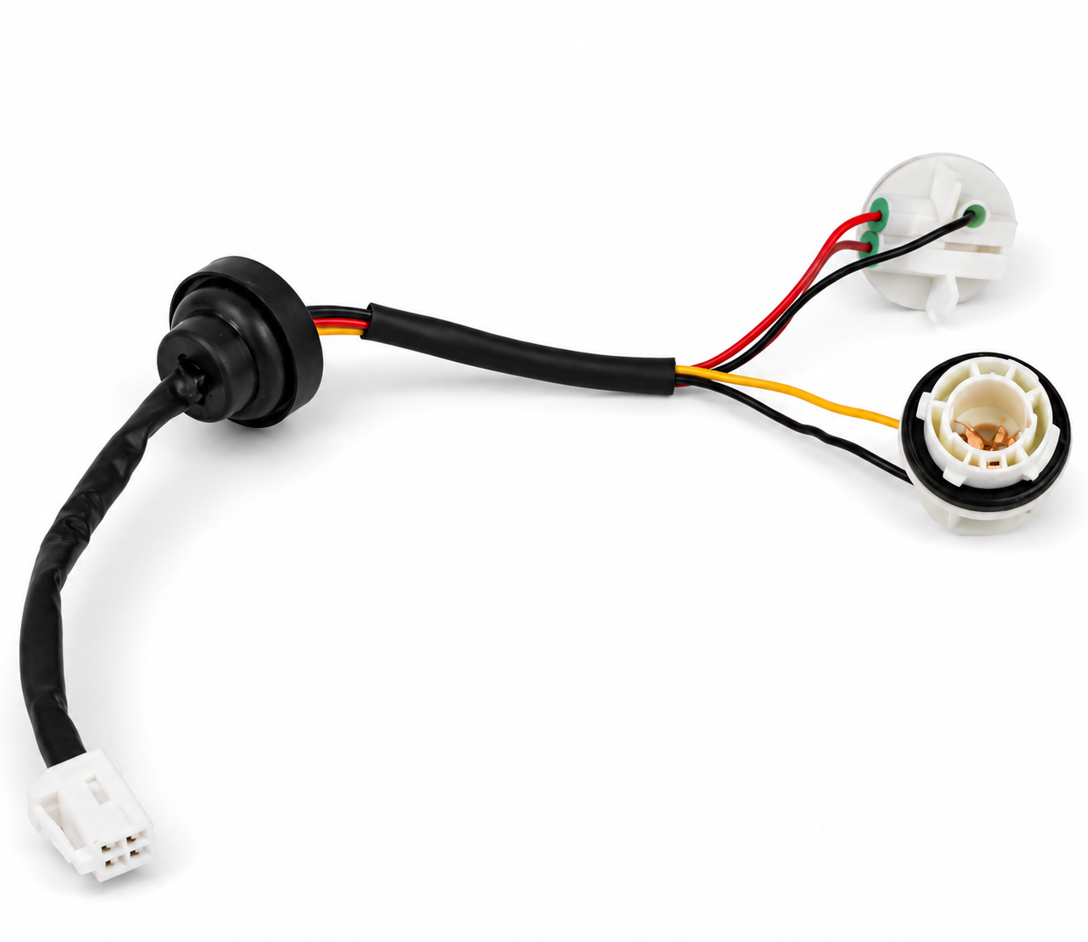 Twin bulb socket configuration for tail lamps